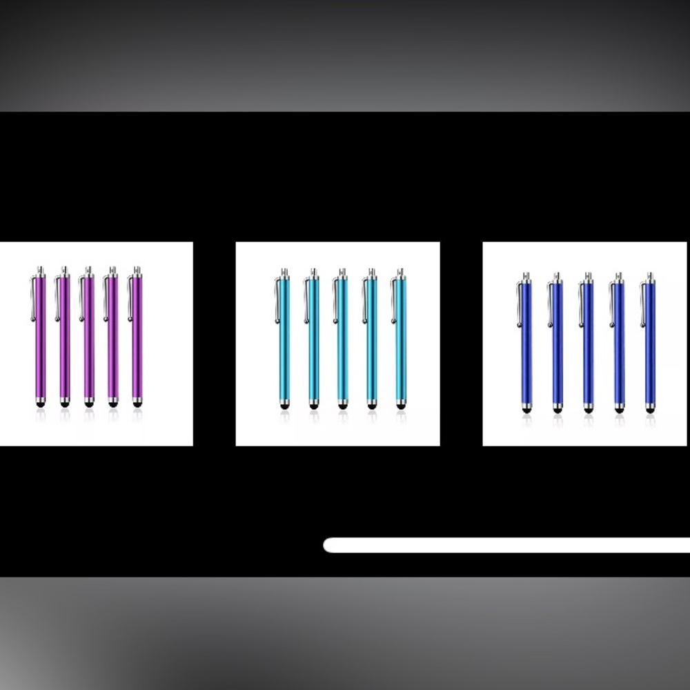 Qty-1 Capacitive Touch Screen Stylus Pen For All Touch Screen Devices Purple